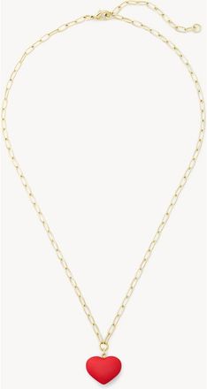 Machete Jewelry Mini Heart Pendant Necklace in Ruby at Nordstrom