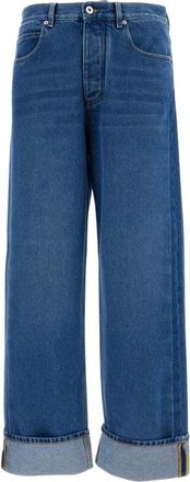 Bottega Veneta Blue Mid Rise Jeans