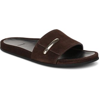 Vince Sadie Slide Sandal in Cacao Brown at Nordstrom, Size 8.5