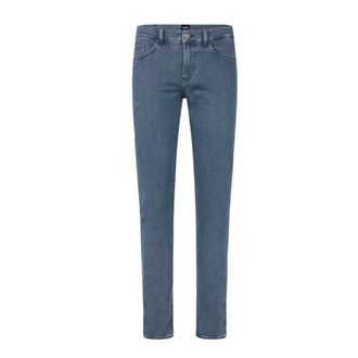 HUGO BOSS Delaware 3-1 Slim Fit Broek - Heren - Jeans - Grijs - Maat: 3XS Katoen