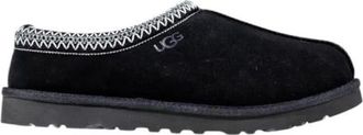 UGG Tasman II Slipper - Dames - Pantoffels - Zwart - 42 EU - Leer - Schoenen