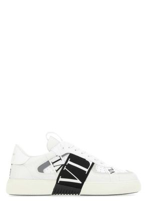Valentino Garavani White Leather Logo Sneakers