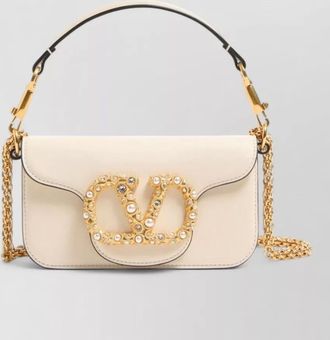 Valentino Garavani loc&ograve; small leather shoulder bag