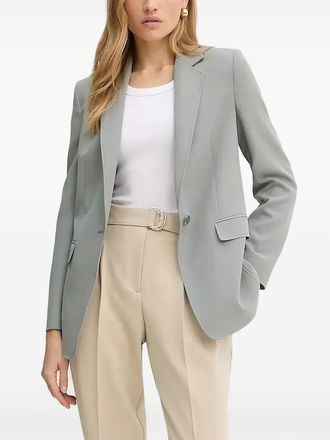 BOSS Blazer met enkele knoop - Grijs