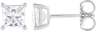 Grown Brilliance 14KT White Gold 1.60 Carat Lab Grown Diamond Stud Earrings for Women