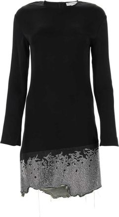 J.W.Anderson Black triacetate blend dress