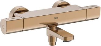 Roca Roca - A5a1e2erg0 T-1000 Grifo Termost&aacute;tico Exterior Para Ba&ntilde;o-ducha Oro Rosa - Ref: A5a1e2erg0