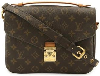 Louis Vuitton Pre-owned Pochette Metis Monogram schoudertas - Dames - Vintage Handtas - Bruin - ONE Size - Vintage