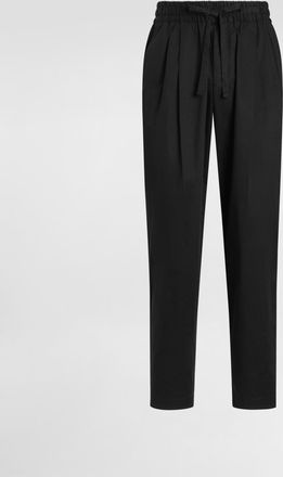 Dolce & Gabbana Cotton Gabardine Jogging Trousers - Man Pants And Shorts Black 44