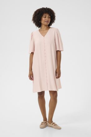 Cream Jurk A-shape Sepia Rose