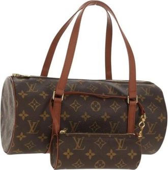 Louis Vuitton Pre-owned Handbags, female, Brown, Size: ONE SIZE Pre-owned Canvas Handbag