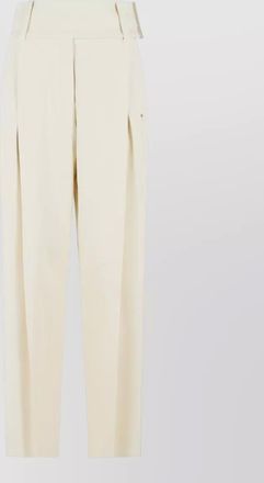 Sportmax oblo high waist wide leg trousers