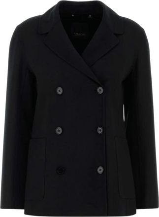 Max Mara Fiore Blazer - Dames - Blazers - Zwart - S - Wol - Jassen