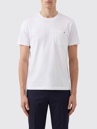Valentino Garavani T-shirt in cotone con taschino e logo VLogo Signature