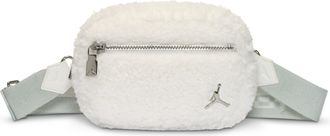 Nike Jordan Womens Jordan Monarch High-Pile Camera Bag (1L) in White | WA9166-782