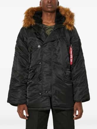 Alpha Industries hooded jacket - Black
