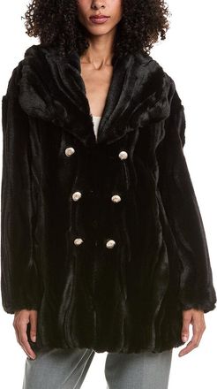 Joseph Ribkoff Faux Fur Textured Coat