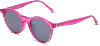 Celine Ladies Black Round Sunglasses CL40010U 75V