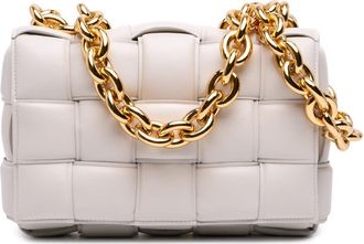 Bottega Veneta Pre-owned Bottega Veneta Nappa Intrecciato Padded Chain Cassette Satchel Ladies GA7GDXAWC12L238J