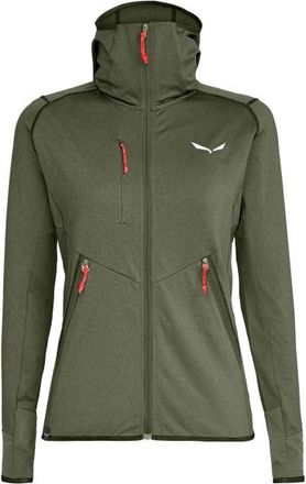 Salewa Agner Hybrid Polarlite Fullzip Hoody Fleecejacke f&uuml;r Damen | oliv