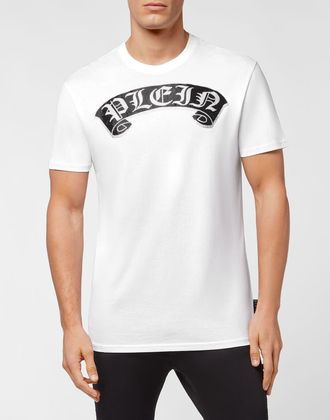 Philipp Plein T-Shirt Round Neck Gothic Plein Unisex in White at Nordstrom, Size Xxx-Large