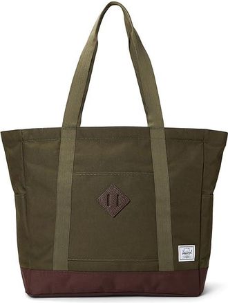 Herschel Heritage Tote Weekender/Overnight Luggage Ivy Green/Chicory Coffee, Fleece