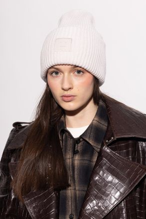 Acne Studios Cap With Logo Patch, Unisex, Grey