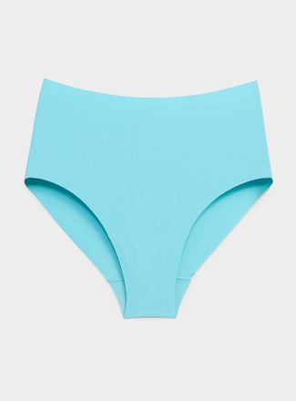 Miiyu Womens Laser-cut high-waist cheeky panty Recycled nylon