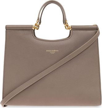 Dolce & Gabbana Borsa tote Sicily piccola - Grigio
