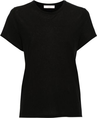 Zanone crew-neck cotton t-shirt - women - Cotton - 38 - Black