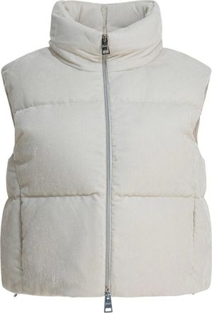 Herno Resort Vest - Dames - Bodywarmers - Beige - XL - Polyester - Jassen
