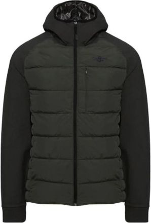 Aeronautica Heren Aeronautica Hoodie - Heren - Gewatteerde jassen - Groen - L - Spandex - Jassen