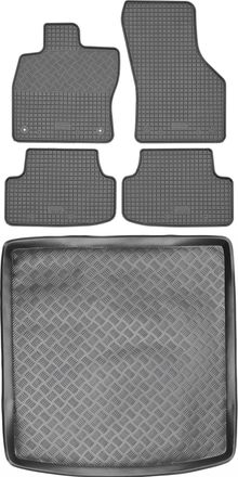 OEM Volkswagen Golf Vii Kombi De 2012 A 2020. Juego De Alfombrillas De Goma Para Coche Y Maletero