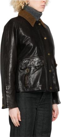 The Jack Leathers Glamis Jacket - Dames - Leren en Su&egrave;de Jassen - Bruin - M - Leer - Jassen