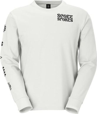 Scott Tee Graphic L/S Longsleeve f&uuml;r Herren | wei&szlig;