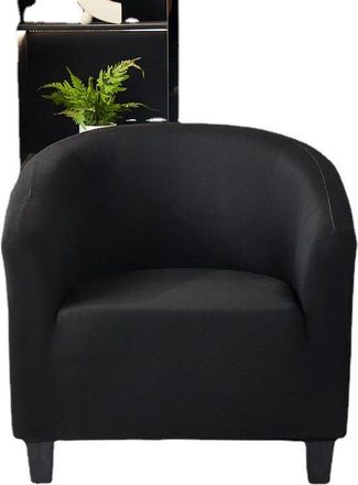 OEM Fundas Para Asientos De Club, Fundas Lisas Para Asientos Tipo Cubo, Fundas Suaves Para Sillones, Fundas Para Sillones De Sal&oacute;n, Color Negro