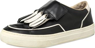 Tod's 2024 fringed sneakers - women - Leather/Rubber/Leather - 37 - Black
