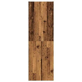 Berkfield Home Highboard Old Wood 60x32x190 cm Engineered Wood in Brown | Size: 60 x 32 x 190 cm