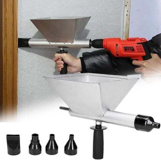 OEM [nunca Usado] Pistola De Lechada El&eacute;ctrica Para Mortero, Pistola De Lechada El&eacute;ctrica Port&aacute;til Con 4 Boquillas, Pistola De Cemento El&eacute;ctrica, Sin Tala
