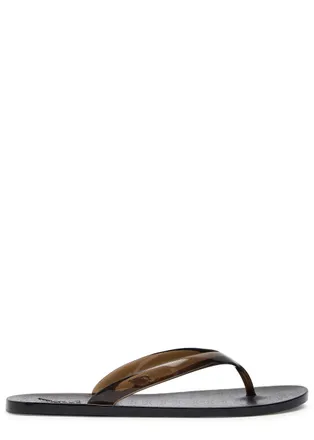 Ancient Greek Sandals Jelly Flip Flops - Black - 39 (IT39/ UK6)