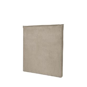 Koketto Home Cabecero tapizado marr&oacute;n taupe para cama de 90 cm