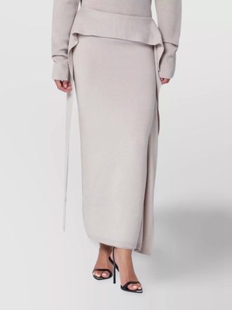 Entire studios wool high-rise maxi skirt