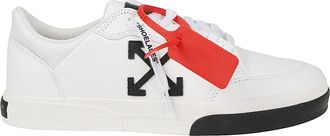 Off-white New Low Vulcanized Smooth Leather Low-Top Sneakers