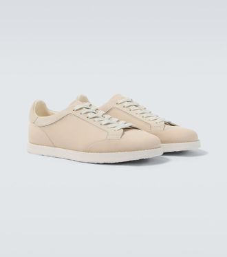 Brunello Cucinelli Zapatillas de piel con ante