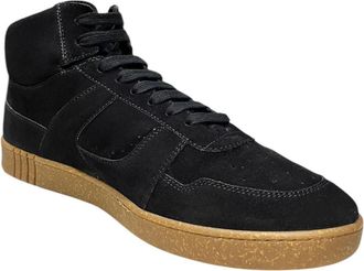 Bally Wiggles 6303810 Mens Black Calf Suede High Top Sneakers