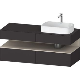 Duravit Qatego Consola Mueble Bajo Lavabo, 2 Extensiones, 2 - Duravit