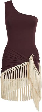 Taller Marmo Costume da bagno monospalla - Marrone