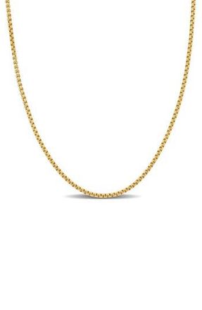 Delmar Box Link Chain Necklace, 1.55mm in Gold at Nordstrom Rack