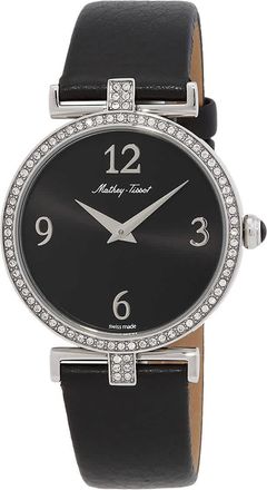 Mathey-Tissot Gaia Quartz Black Dial Ladies Watch D587QAN