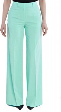 HUGO BOSS Broeken - Dames - Wijde Broeken - Groen - S - Broeken